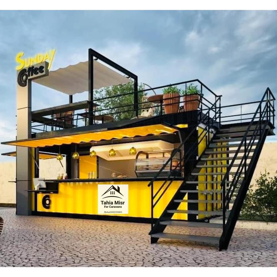 تعديل الحاوية إلى مطعم وكافيه